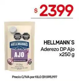 Nini Mayorista Hellmann's aderezo dp ajo oferta