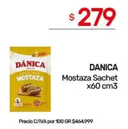 Nini Mayorista Danica mostaza sachet oferta