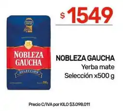 Nini Mayorista Nobleza gaucha yerba mate selección oferta