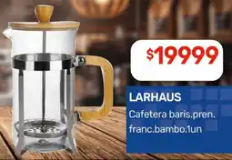 Nini Mayorista Larhaus cafetera baris.pren. franc.bambo.1un oferta