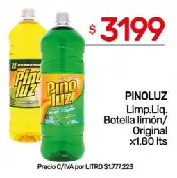 Nini Mayorista Pinoluz limp.liqu. botella limón/ original oferta