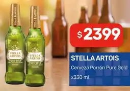 Nini Mayorista Stella artois cerveza porrón pure gold oferta