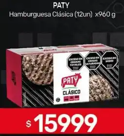 Nini Mayorista Paty hamburguesa clásica oferta