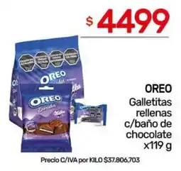 Nini Mayorista Oreo galletitas rellenas c/baño de chocolate oferta