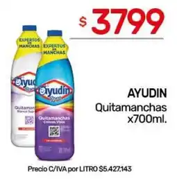 Nini Mayorista Ayudin quitamanchas oferta