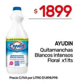 Nini Mayorista Ayudin quitamanchas blancos intensos floral oferta