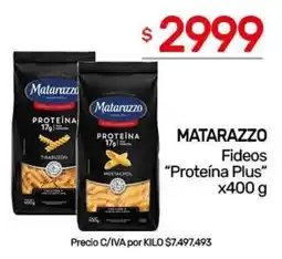 Nini Mayorista Matarazzo fideos proteína plus oferta