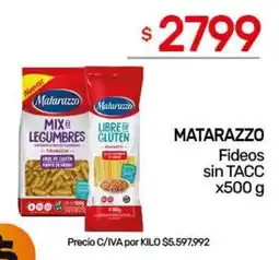 Nini Mayorista Matarazzo fideos sin tac oferta
