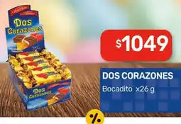 Nini Mayorista Dos corazones bocadito oferta