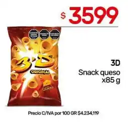 Nini Mayorista 3d snack queso oferta
