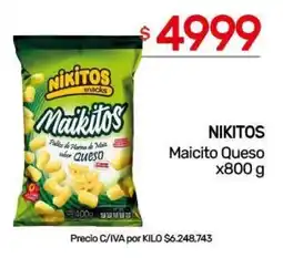 Nini Mayorista Nikitos maicito queso oferta