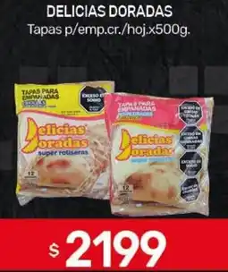 Nini Mayorista Delicias doradas tapas p/emp.cr./hoj. oferta