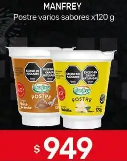 Nini Mayorista Manfrey postre varios sabores oferta