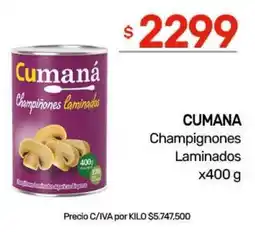 Nini Mayorista Cumana champignones laminados oferta