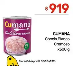 Nini Mayorista Cumaná choclo blanco cremoso oferta