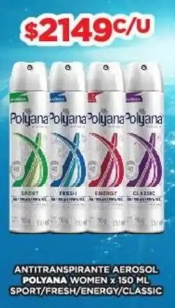 Nini Mayorista Polyana antitranspirante aerosol oferta