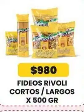 Rivoli fideos cortos largos