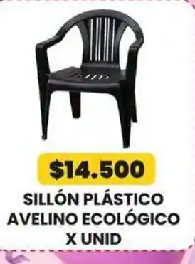 Sillón plástico avelino ecológico