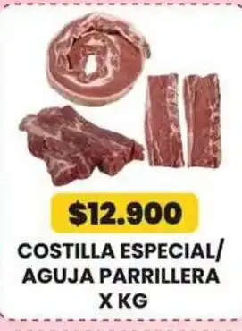 Costilla especial/ aguja parrillera