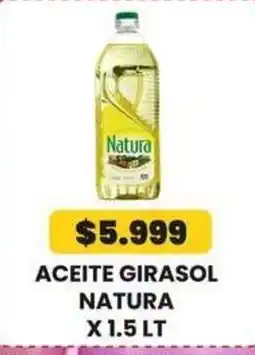 Autoservicio Capo Natura aceite girasol oferta