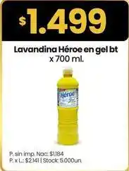 Changomas Lavandina en gel bt oferta