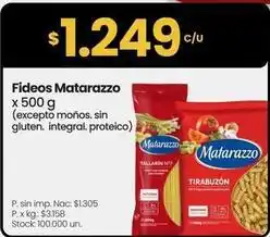 Changomas Matarazzo - fideos oferta