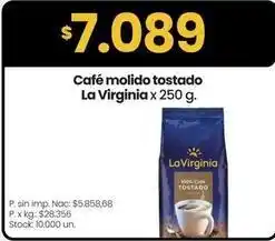 Changomas La virginia - café molido tostado oferta