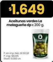 Changomas Aceitunas verdes dp oferta