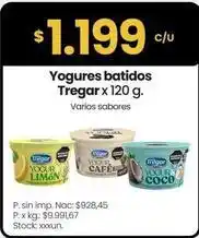 Changomas Tregar - yogures batidos oferta