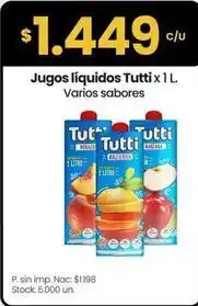 Tutti - jugos líquidos