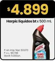 Changomas Harpic - líquidos oferta