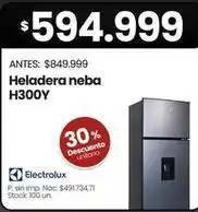 Changomas Electrolux - heladera neba h300y oferta
