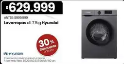 Changomas Hyundai - lavarropas cfi 7 5 g oferta
