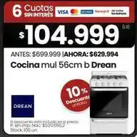 Changomas Drean - cocina mul 56cm b oferta