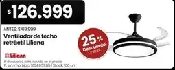 Changomas Liliana - ventilador de techo retráctil oferta