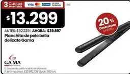 Changomas Gama - planchita de pelo oferta