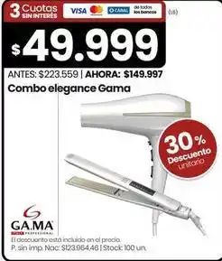 Changomas Gama - combo elegancia oferta