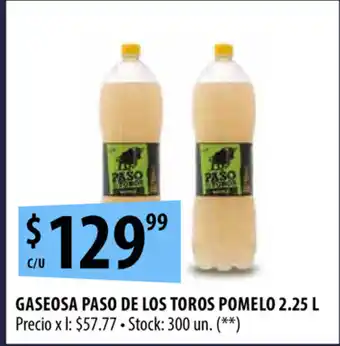 Punto Mayorista Paso de Los Toros Pomelo Gaseosa 2.25L oferta
