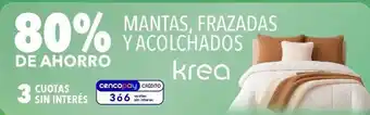 Supermercados Vea Krea - mantas, frazadas y acolchados oferta