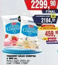 Maxiconsumo Gran compra - yogurt gran compra oferta