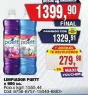 Maxiconsumo Poett - limpiador poett oferta
