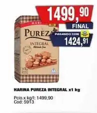 Maxiconsumo Pureza - harina pureza integral x1 kg oferta