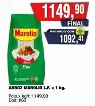 Maxiconsumo Marolio - arroz fino oferta