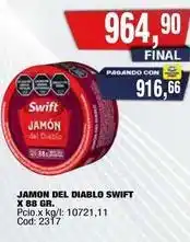 Maxiconsumo Swift - jamon del diablo x 88 gr oferta