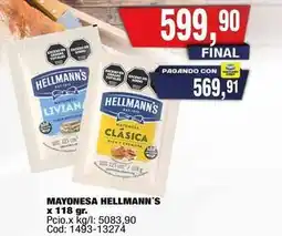 Maxiconsumo Hellmann's - mayonesa oferta
