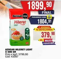 Maxiconsumo Hileret - azucar light x 500 gr oferta