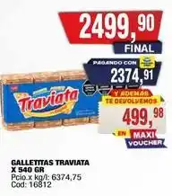 Maxiconsumo Traviata - galletitas x 540 gr oferta