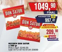 Maxiconsumo Don satur - bizcoch oferta