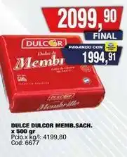 Maxiconsumo Dulcor - dulce dulcor memb.sach oferta
