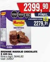 Maxiconsumo Marolio - brownie chocolate oferta